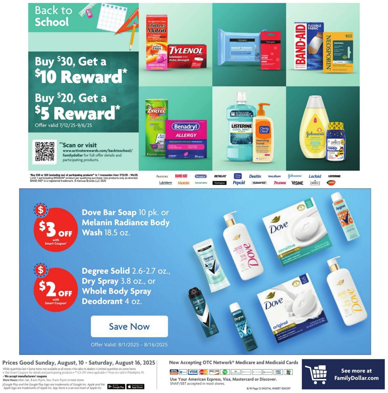 Weekly ad Family Dollar 08/10/2025 - 08/16/2025