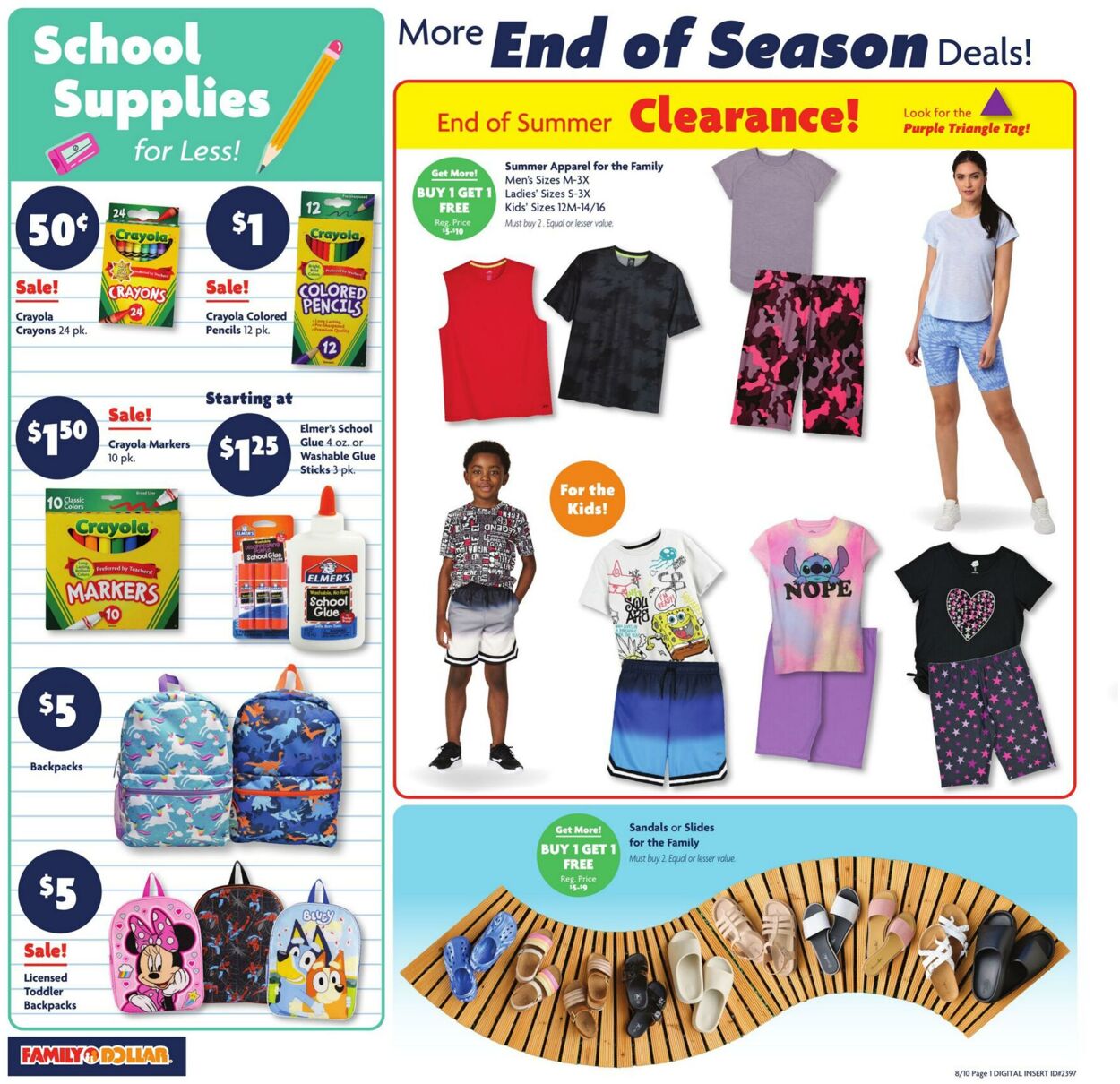 Weekly ad Family Dollar 08/10/2025 - 08/16/2025