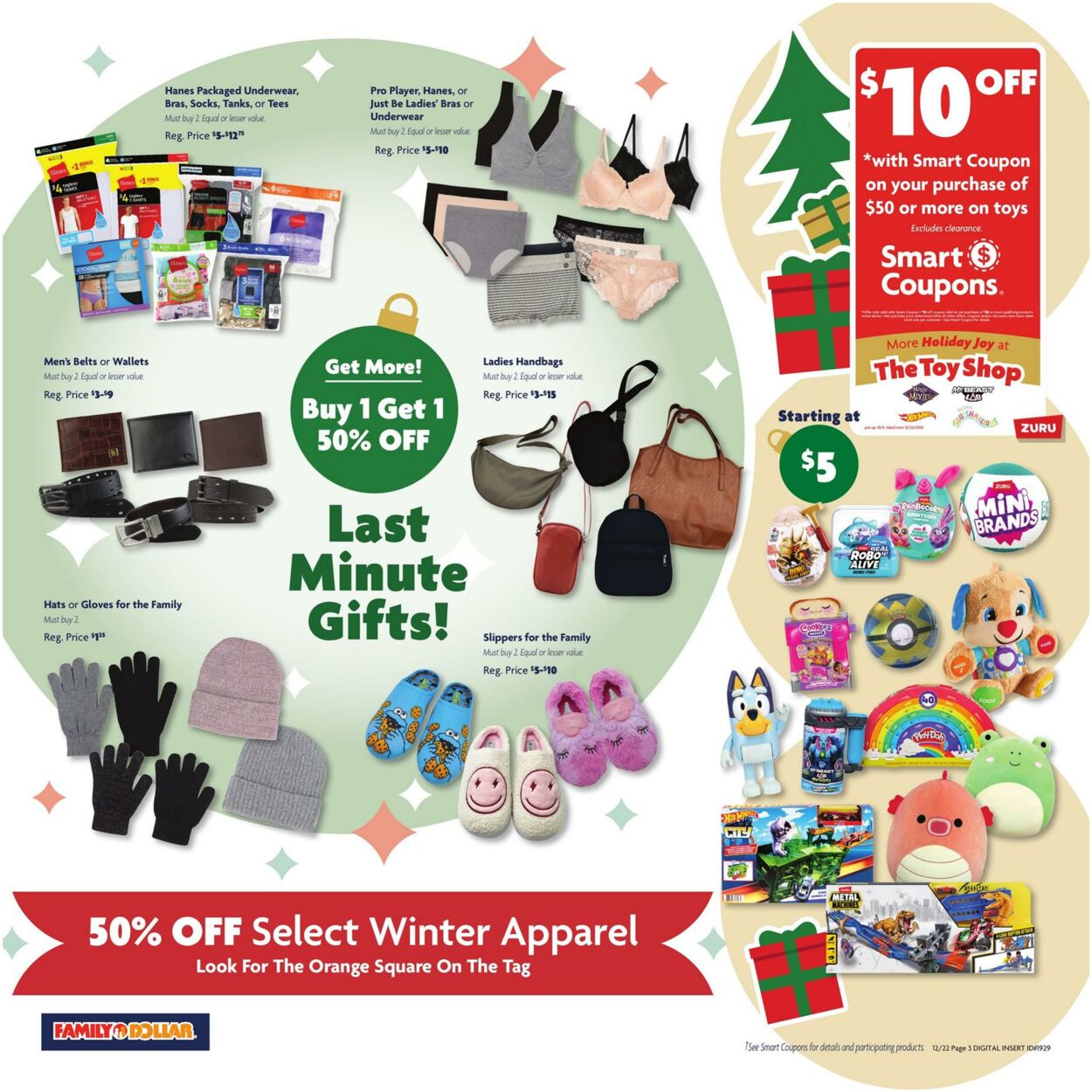 Weekly ad Family Dollar 12/22/2024 - 12/28/2024