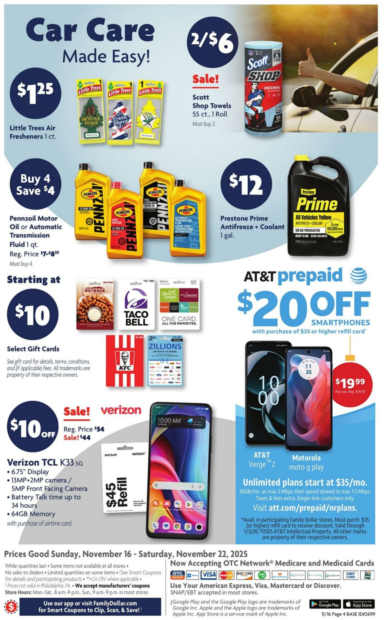 Weekly ad Family Dollar 11/16/2025 - 11/22/2025