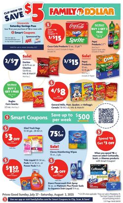 Weekly ad Family Dollar 07/27/2025 - 08/02/2025