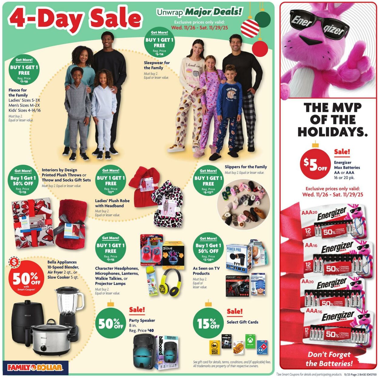 Weekly ad Family Dollar 11/23/2025 - 11/29/2025