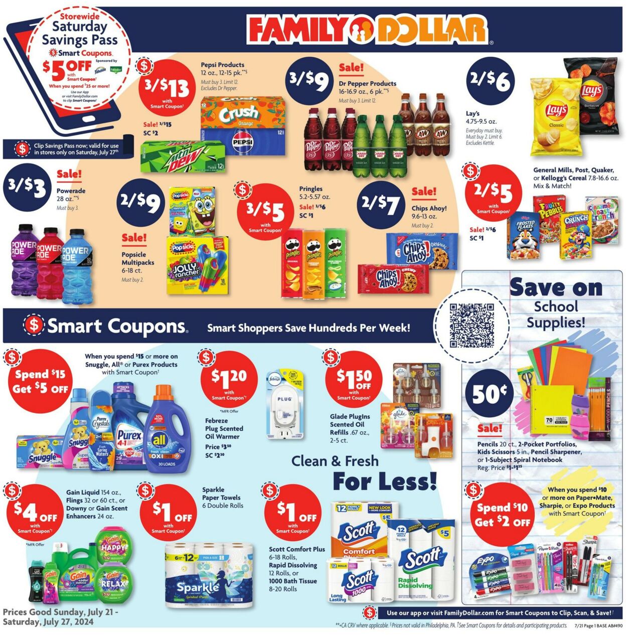 Weekly ad Family Dollar 07/21/2024 - 07/27/2024