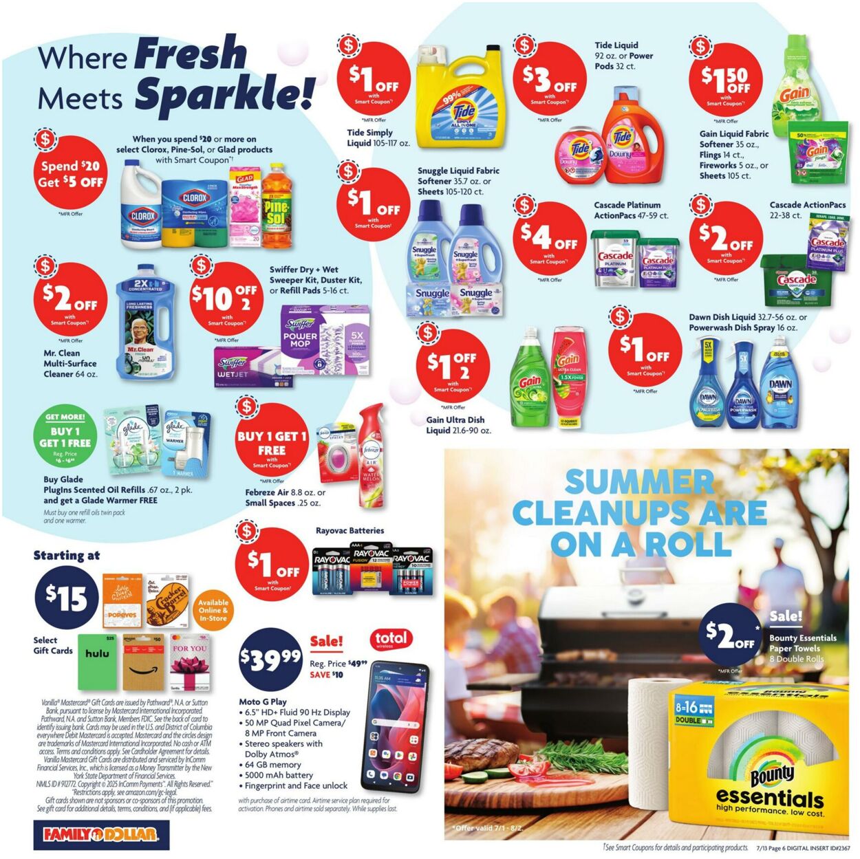 Weekly ad Family Dollar 07/13/2025 - 07/19/2025