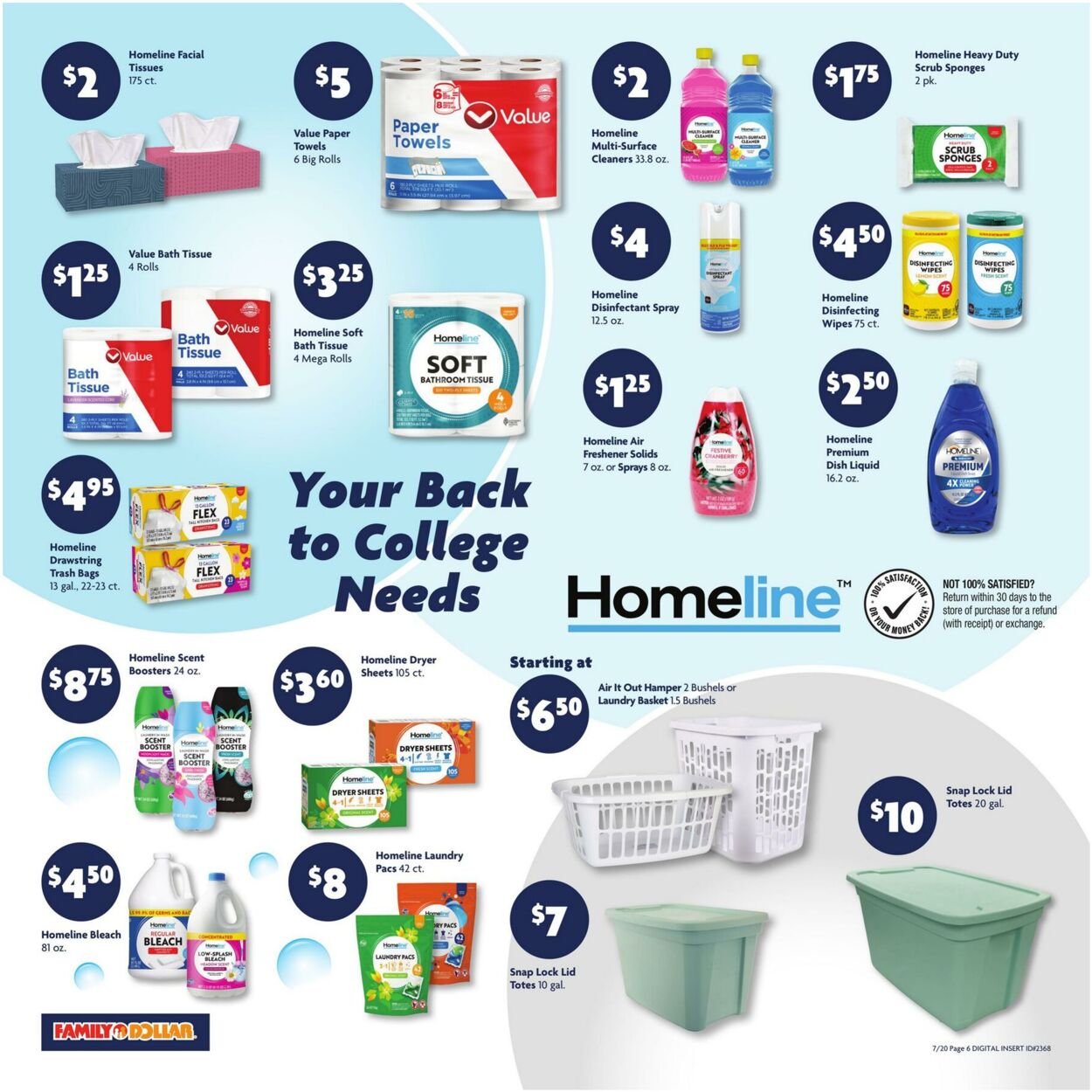 Weekly ad Family Dollar 07/20/2025 - 07/26/2025