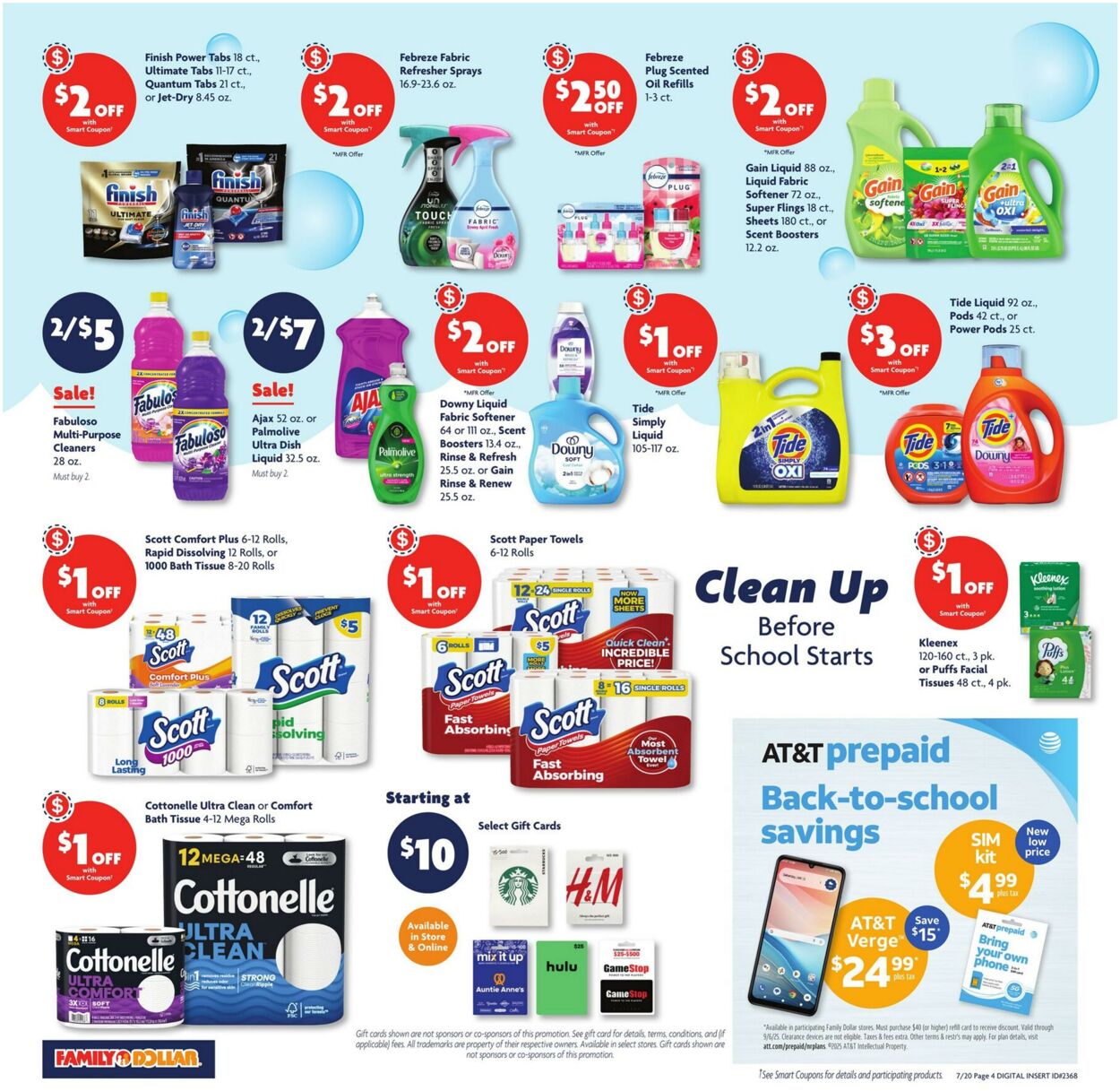 Weekly ad Family Dollar 07/20/2025 - 07/26/2025