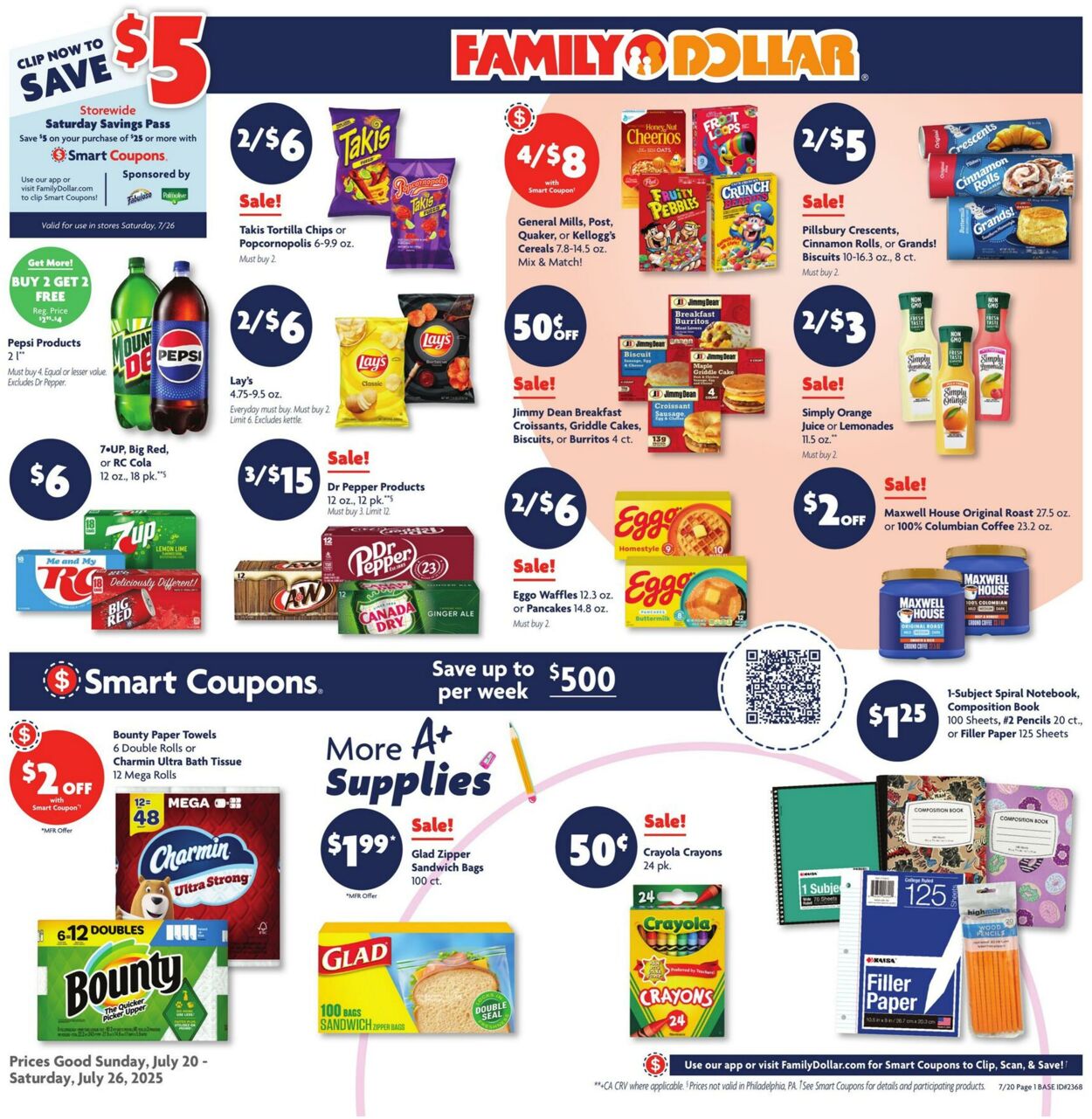 Weekly ad Family Dollar 07/20/2025 - 07/26/2025