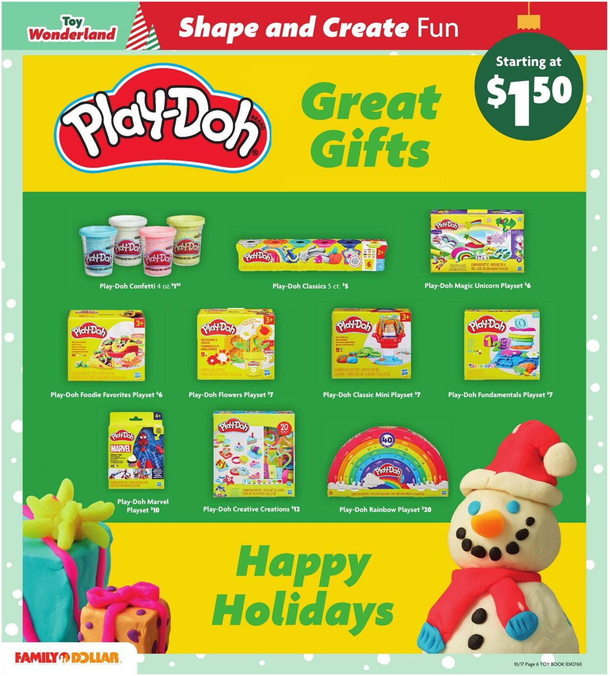 Weekly ad Family Dollar 10/17/2025 - 12/25/2025