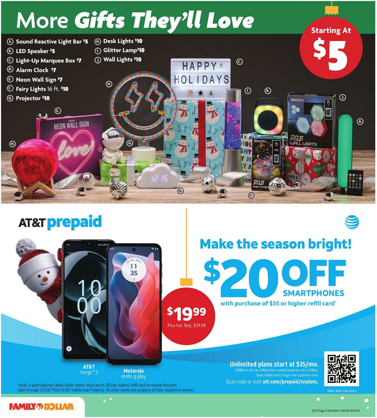 Weekly ad Family Dollar 10/17/2025 - 12/25/2025