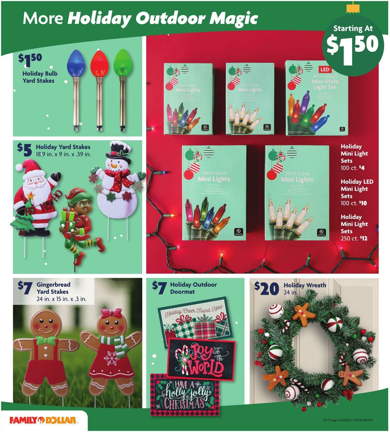 Weekly ad Family Dollar 10/17/2025 - 12/25/2025