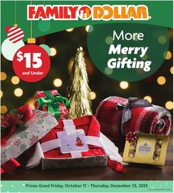 Weekly ad Family Dollar 10/17/2025 - 12/25/2025