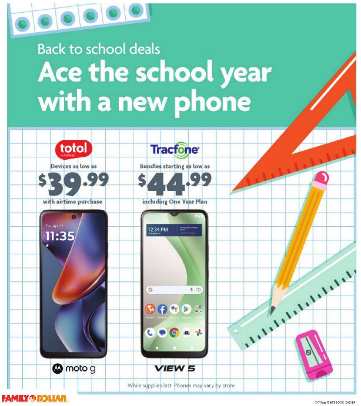 Weekly ad Family Dollar 07/07/2025 - 09/01/2025