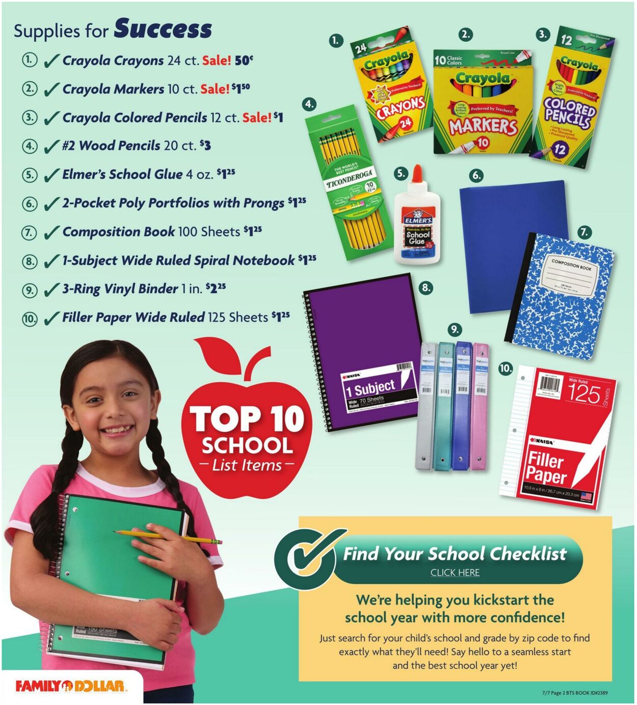 Weekly ad Family Dollar 07/07/2025 - 09/01/2025