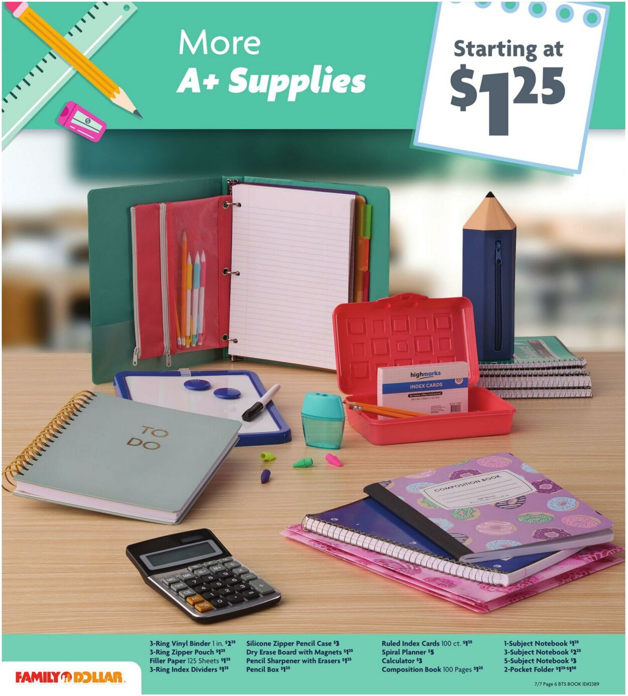 Weekly ad Family Dollar 07/07/2025 - 09/01/2025