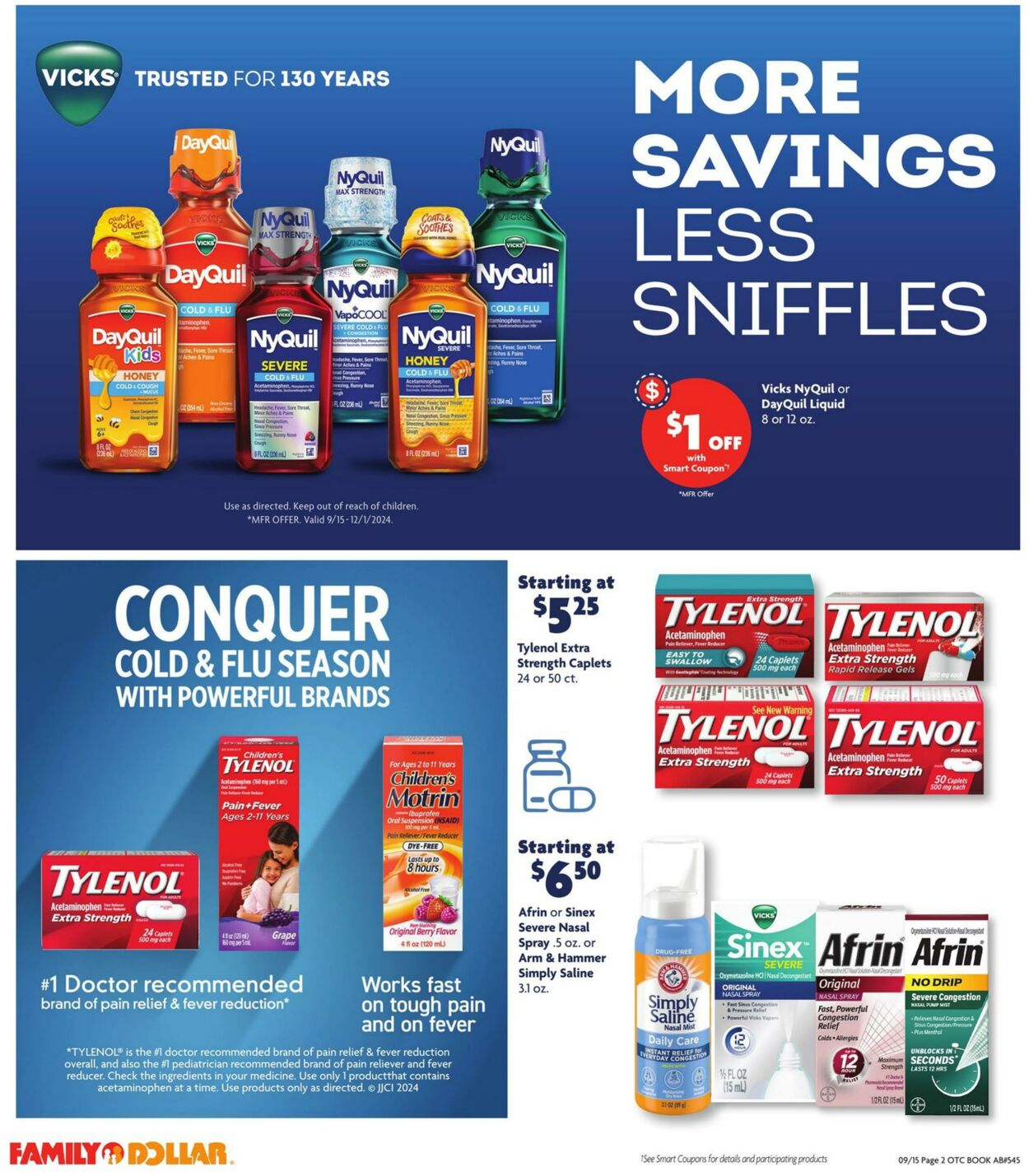 Weekly ad Family Dollar 09/15/2024 - 12/01/2024