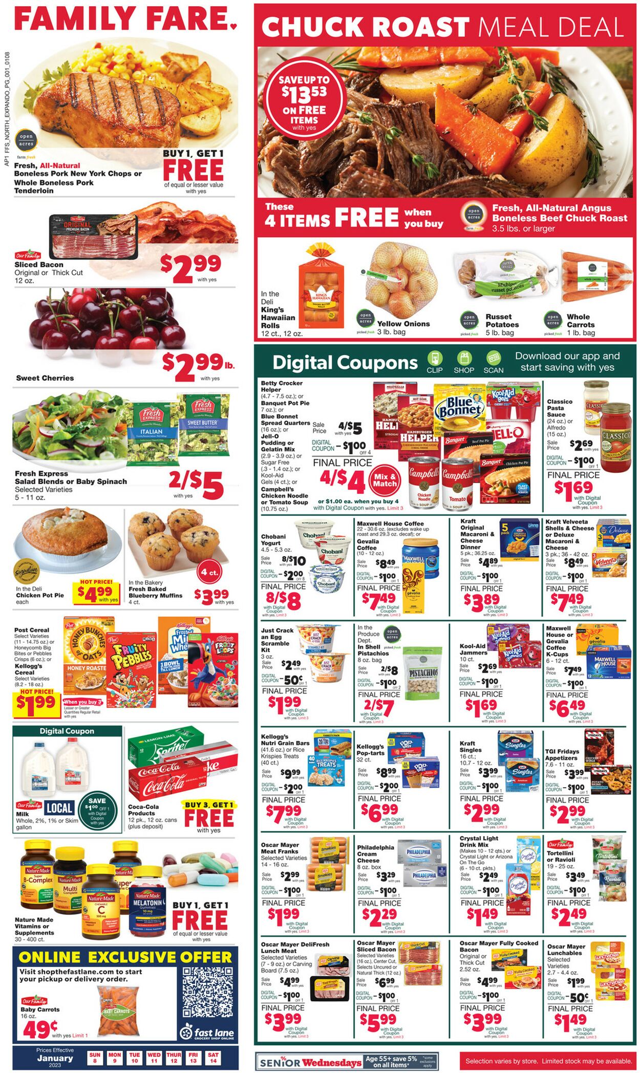 Weekly ad Family Fare 01/08/2023-01/14/2023
