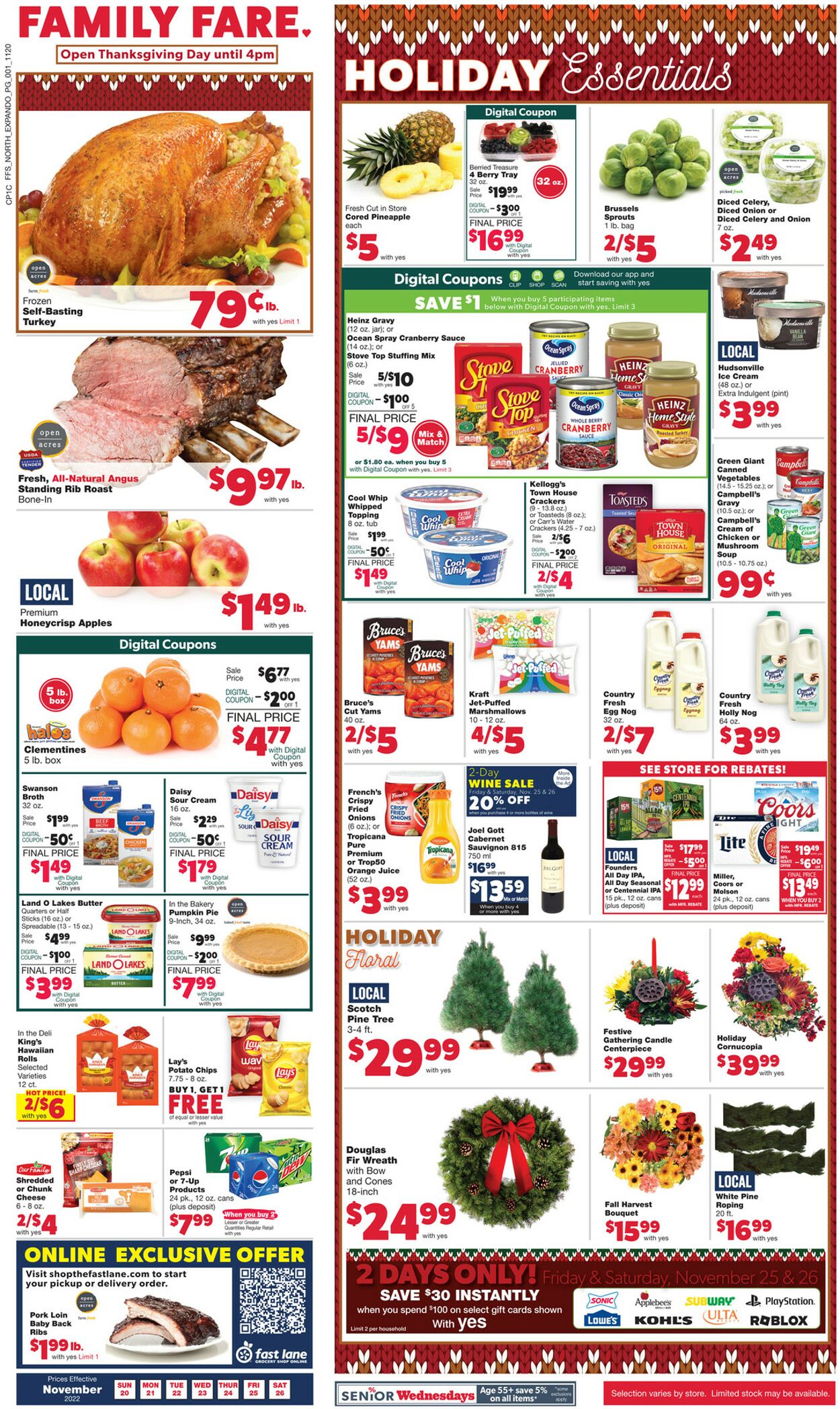 Weekly ad Family Fare 11/20/2022 - 11/26/2022