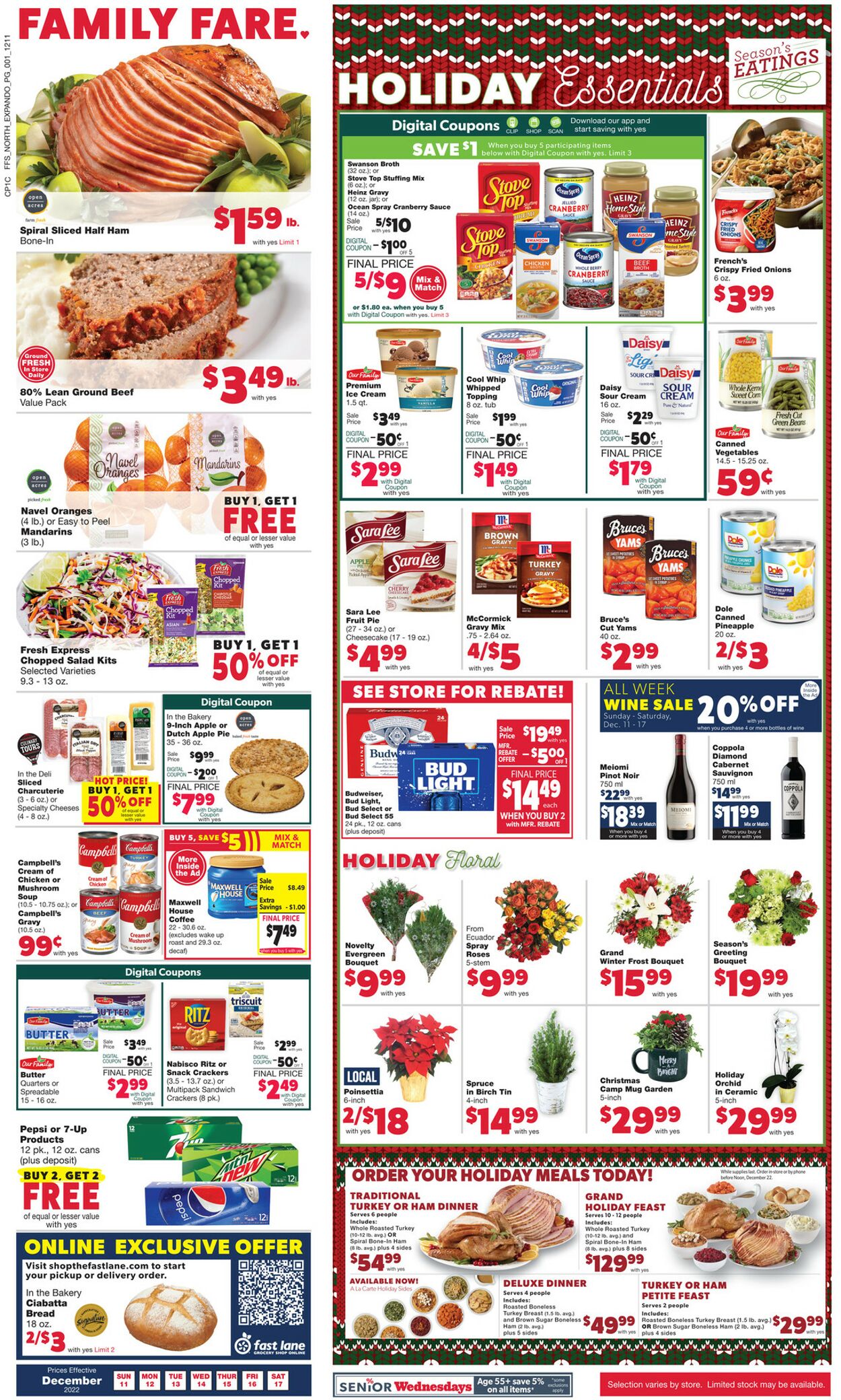 Weekly ad Family Fare 12/11/2022 - 12/17/2022