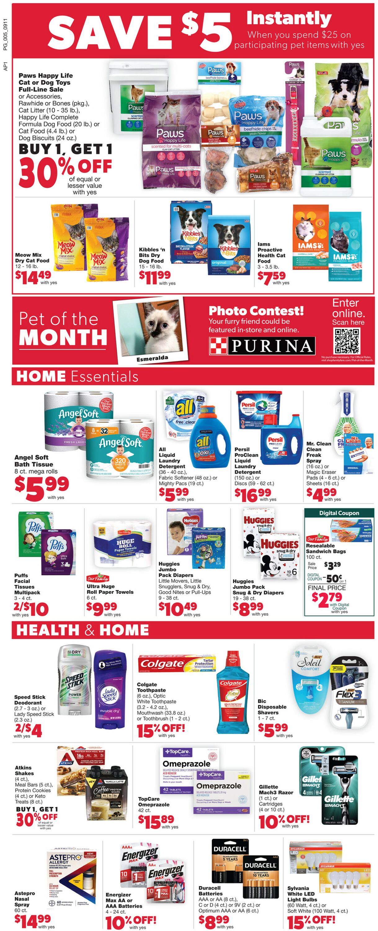 Weekly ad Family Fare 09/11/2022 - 09/17/2022