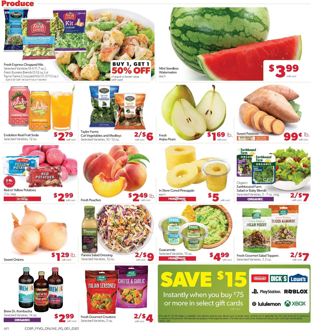 Weekly ad Family Fare 03/01/2026 - 03/07/2026