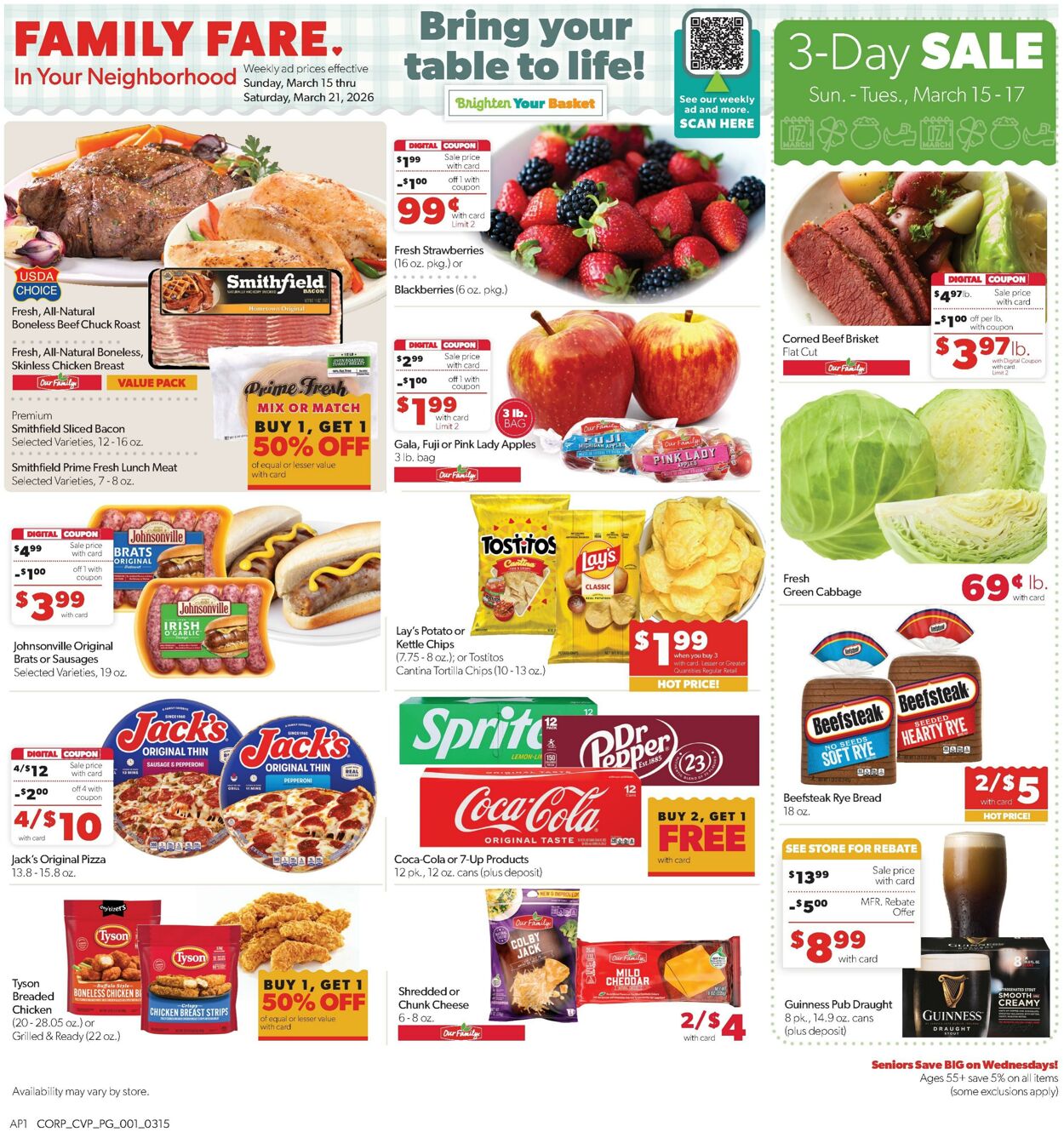 Weekly ad Family Fare 03/15/2026 - 03/21/2026