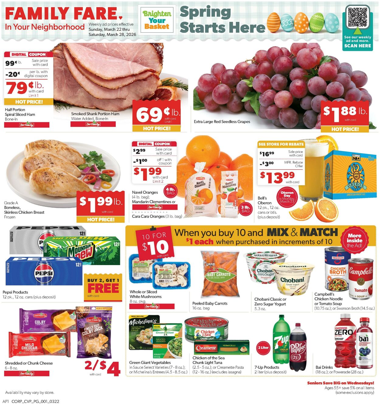 Weekly ad Family Fare 03/22/2026 - 03/28/2026
