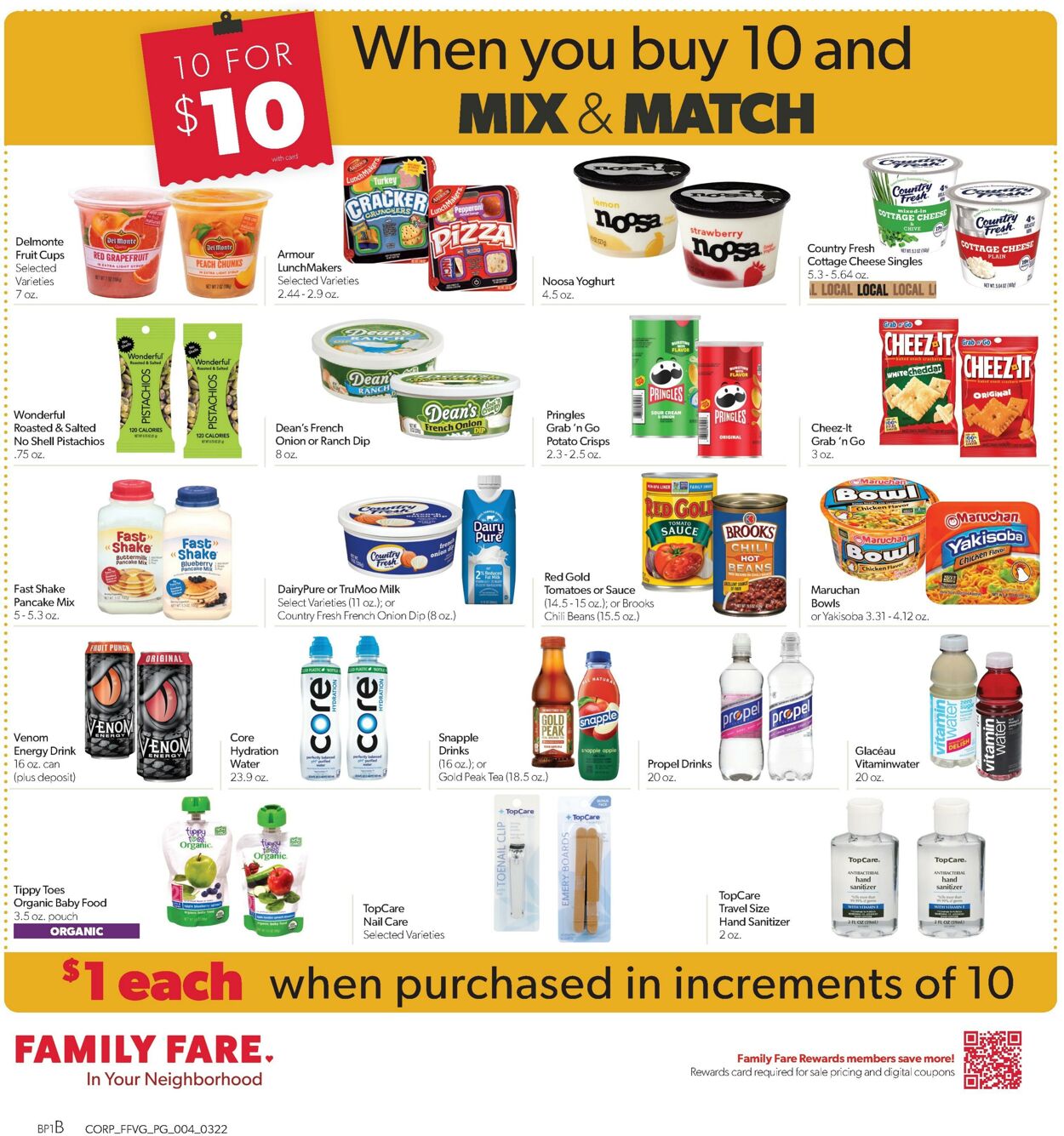 Weekly ad Family Fare 03/22/2026 - 03/28/2026