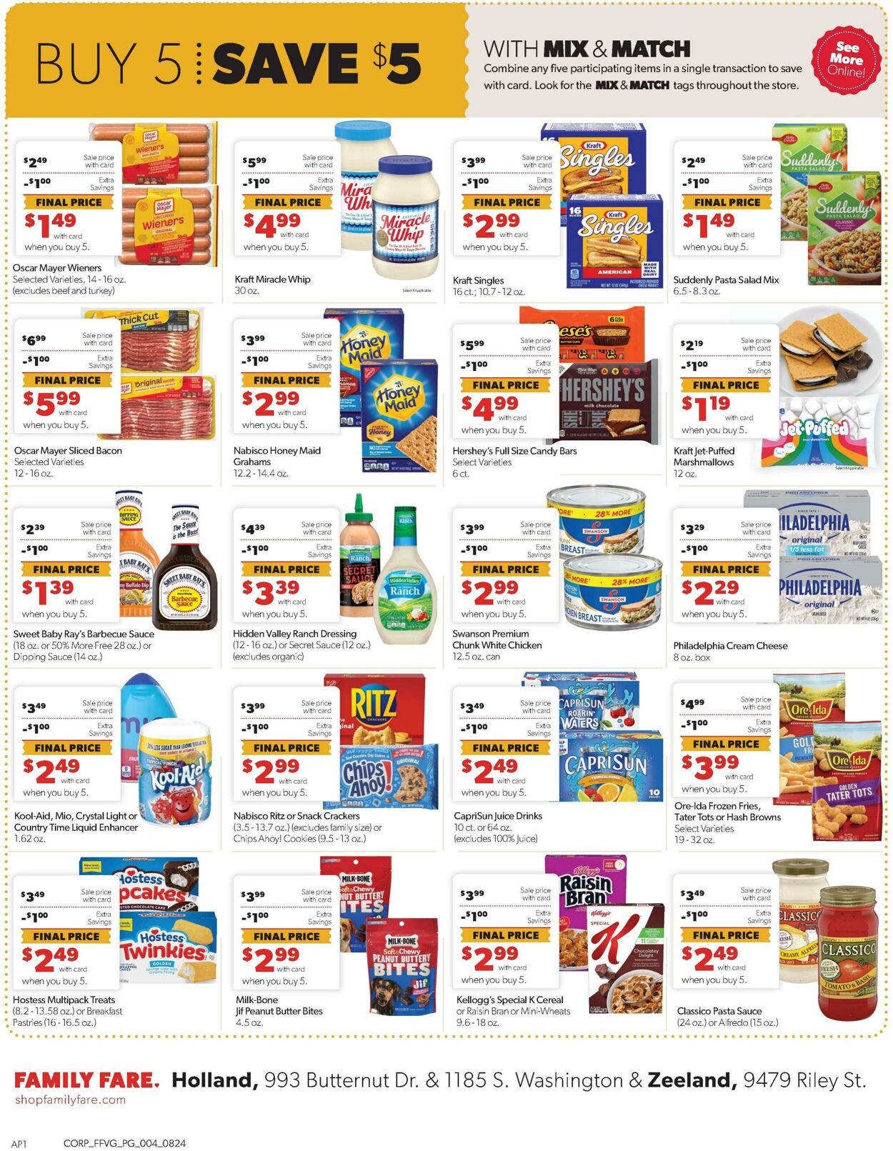 Weekly ad Family Fare 08/24/2025 - 08/30/2025