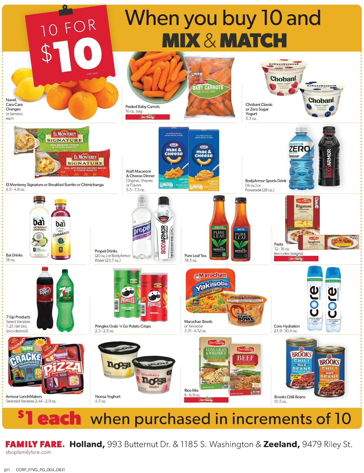 Weekly ad Family Fare 08/29/2025 - 08/30/2025