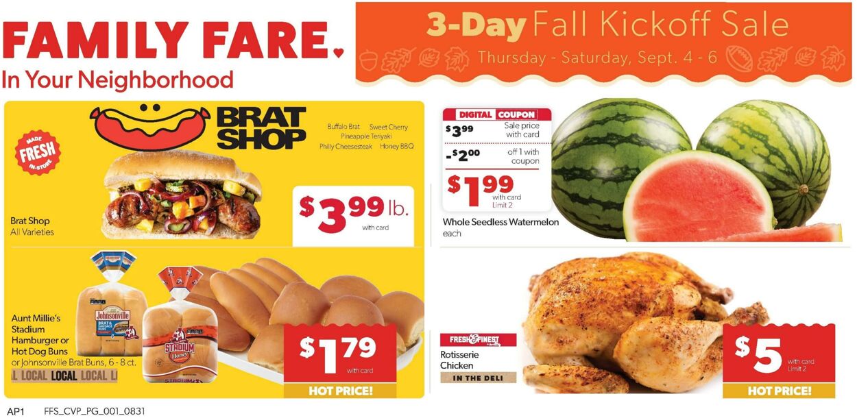 Weekly ad Family Fare 08/29/2025 - 08/30/2025
