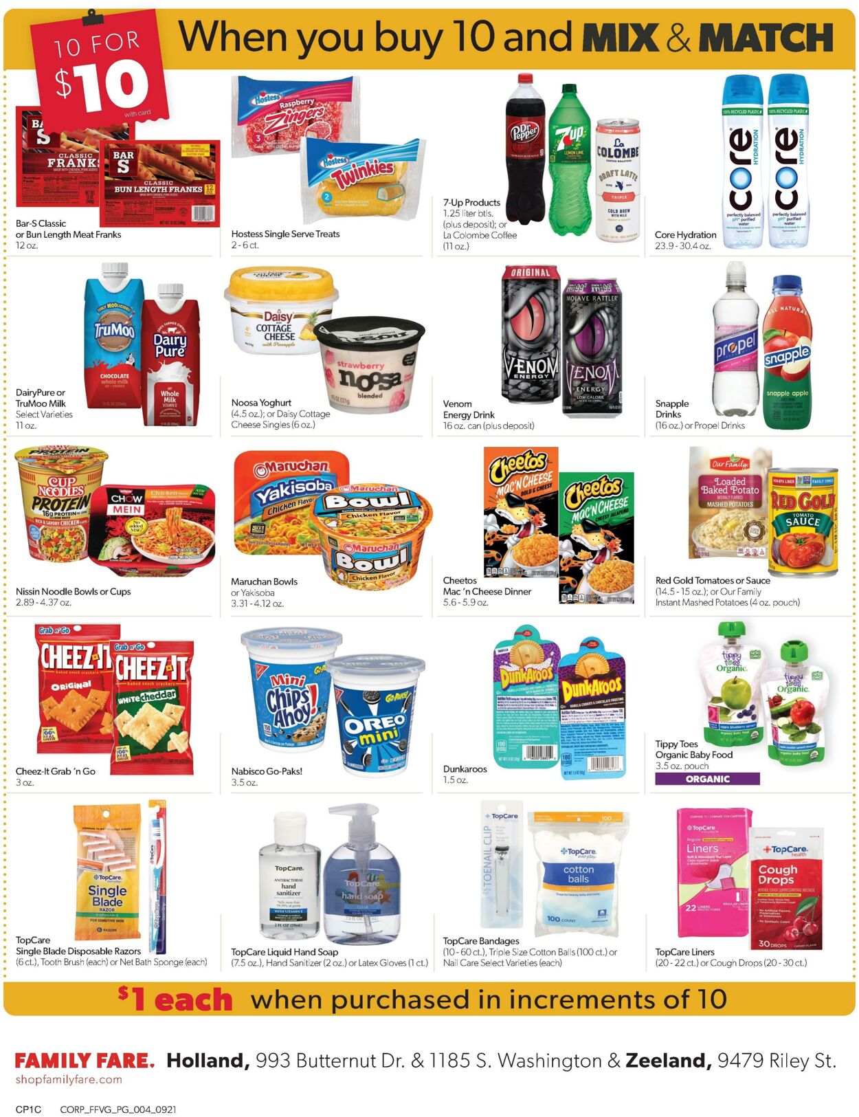 Weekly ad Family Fare 09/21/2025 - 09/27/2025