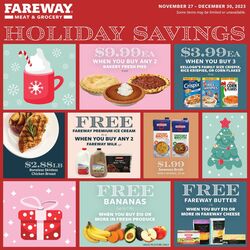Weekly ad Fareway Stores 11/27/2023 - 12/27/2023