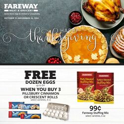 Weekly ad Fareway Stores 10/31/2022-12/01/2022