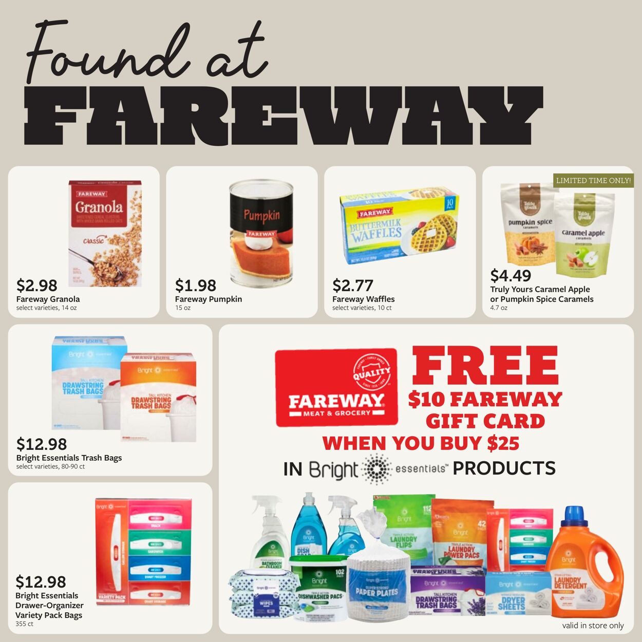 Weekly ad Fareway Stores 09/28/2025 - 10/28/2025