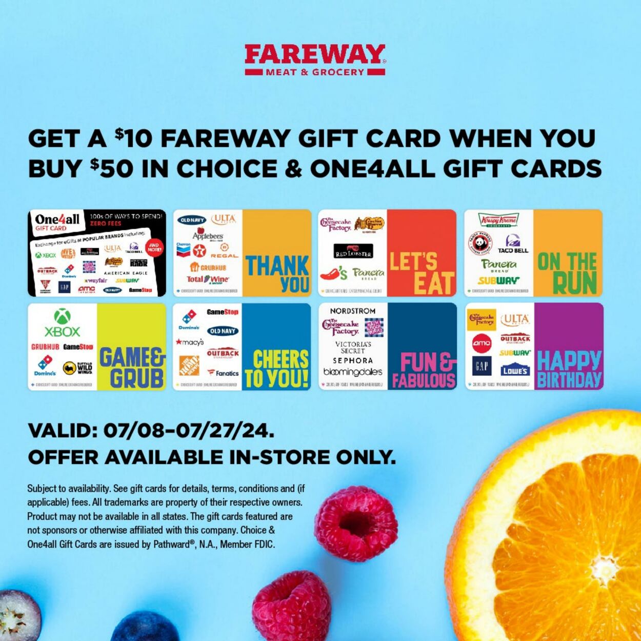 Weekly ad Fareway Stores 07/07/2024 - 08/07/2024