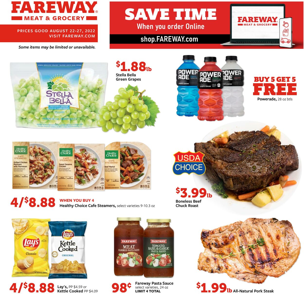 Weekly ad Fareway Stores 08/22/2022 - 08/27/2022