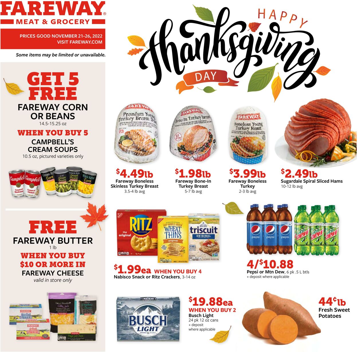 Weekly ad Fareway Stores 11/21/2022 - 11/26/2022