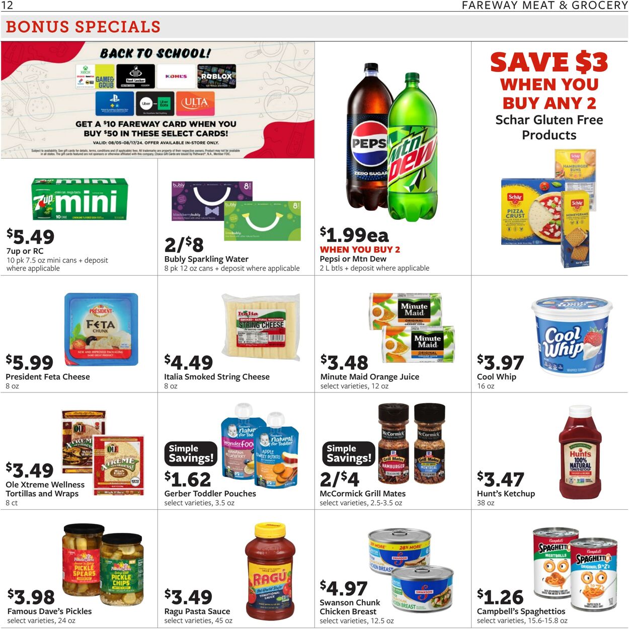 Weekly ad Fareway Stores 08/12/2024 - 08/17/2024