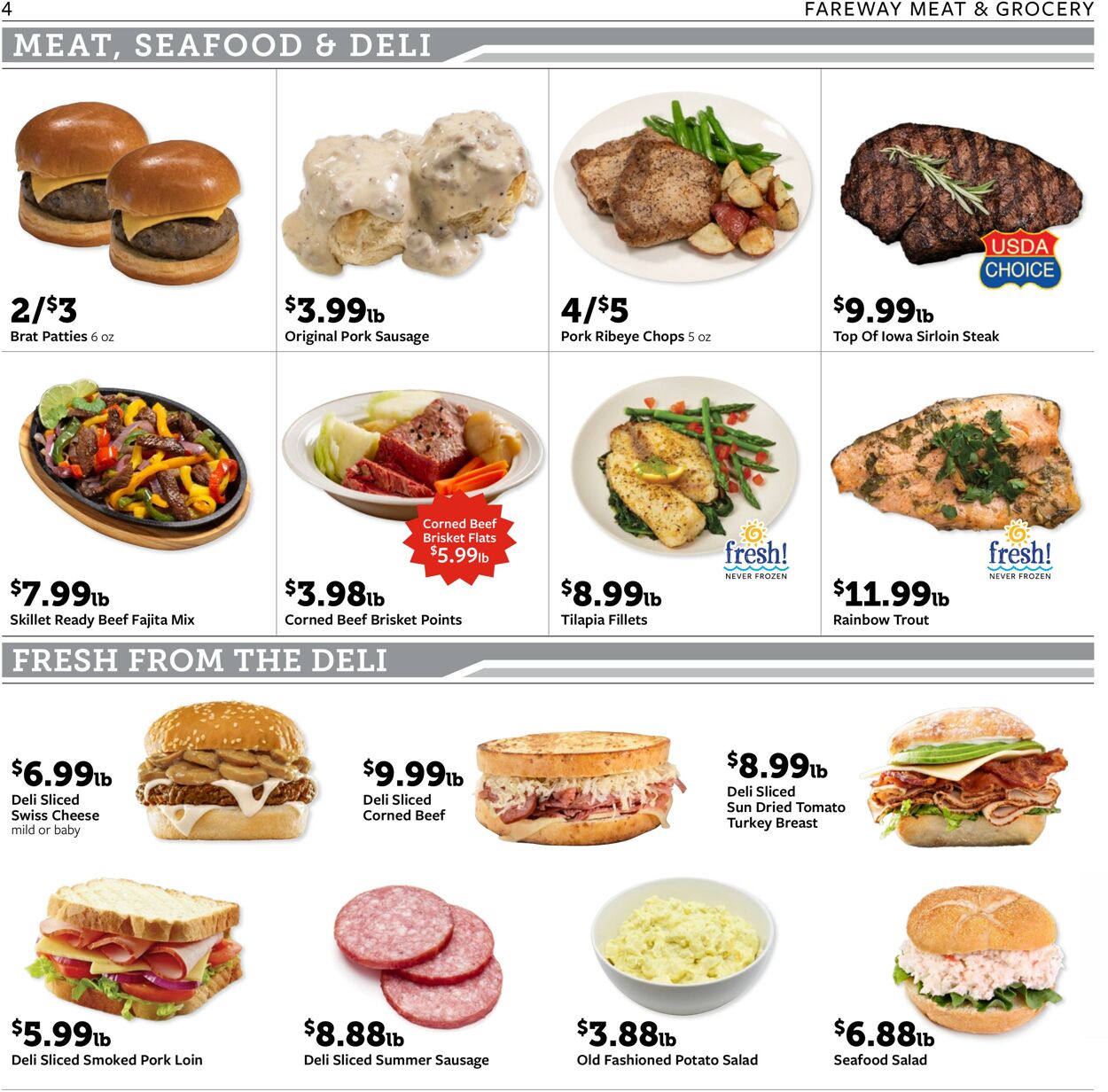 Weekly ad Fareway Stores 03/09/2026 - 03/14/2026