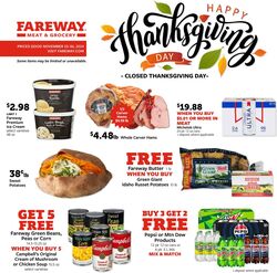 Weekly ad Fareway Stores 11/25/2024 - 11/30/2024