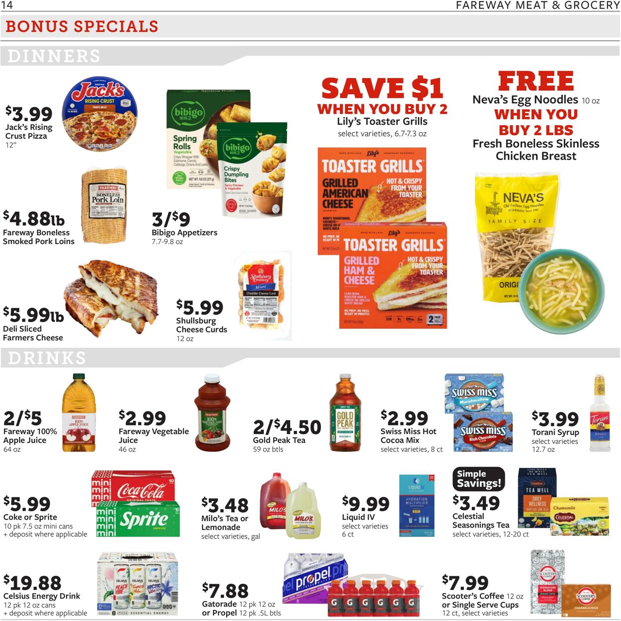 Weekly ad Fareway Stores 12/09/2024 - 12/14/2024