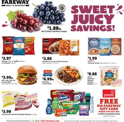 Weekly ad Fareway Stores 11/03/2025 - 11/08/2025