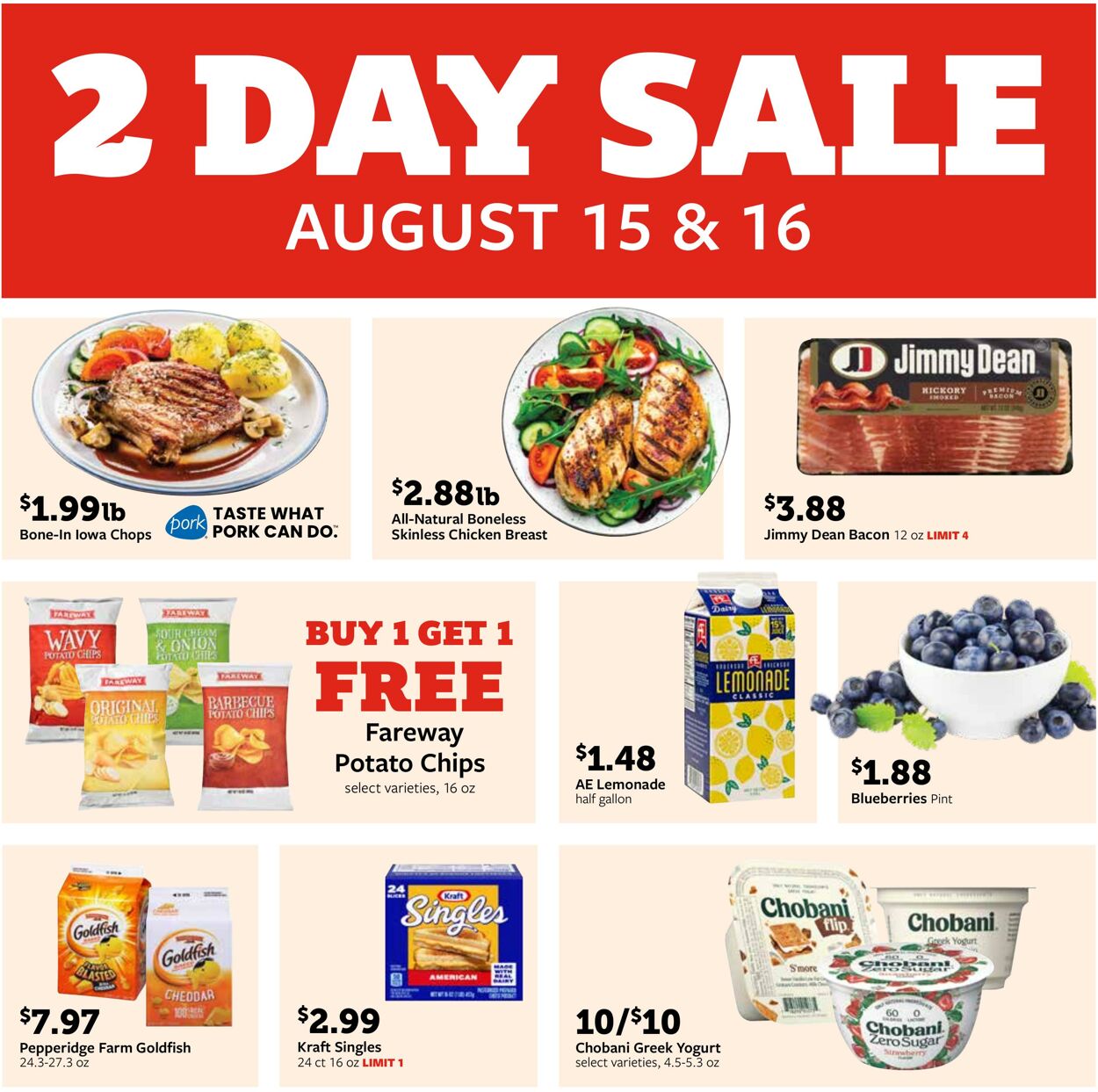 Weekly ad Fareway Stores 08/11/2025 - 08/16/2025