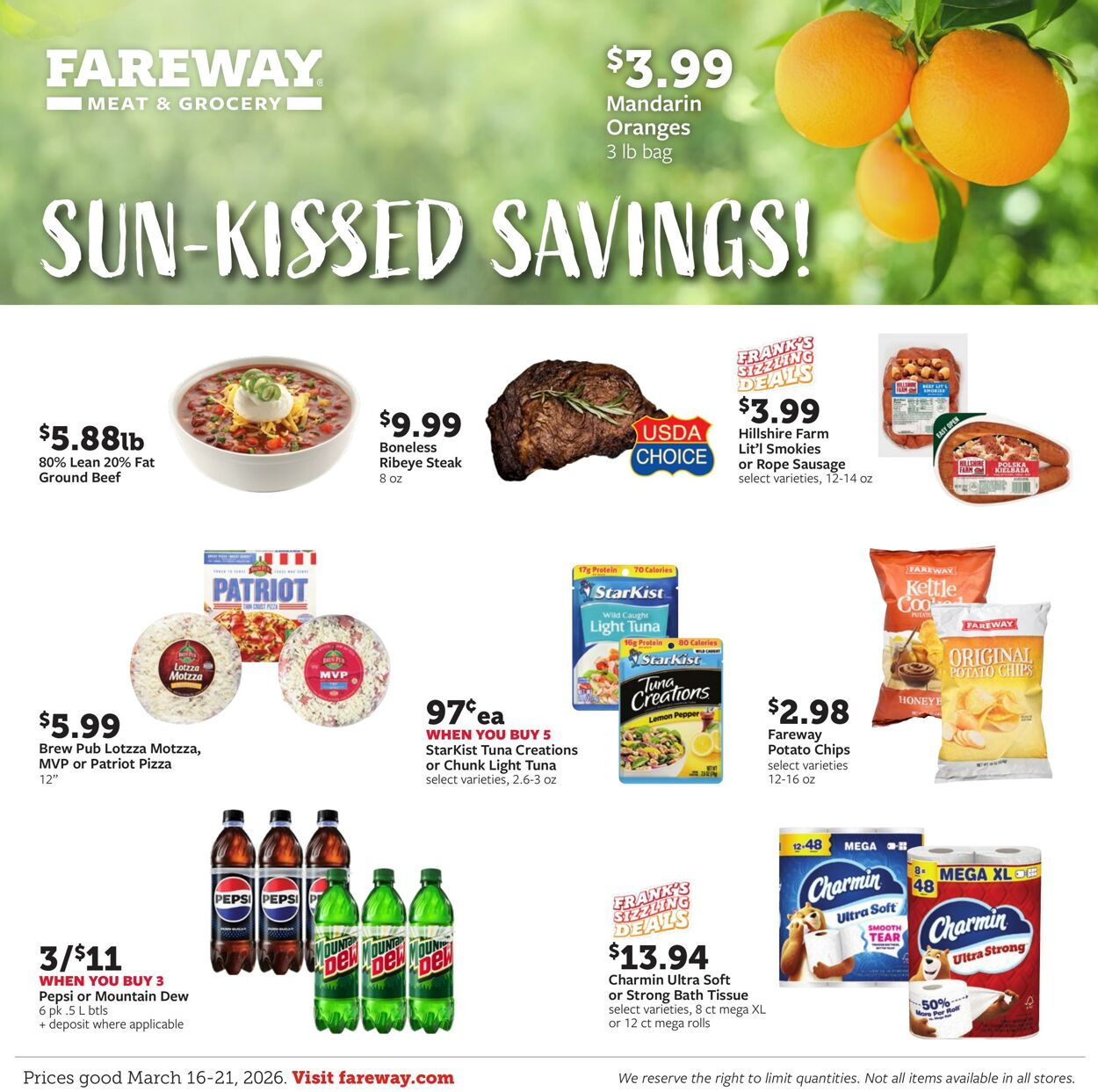 Weekly ad Fareway Stores 03/16/2026 - 03/21/2026