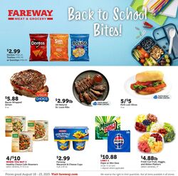 Weekly ad Fareway Stores 08/18/2025 - 08/23/2025