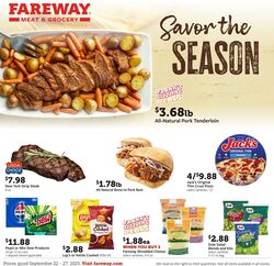 Weekly ad Fareway Stores 09/22/2025 - 09/27/2025