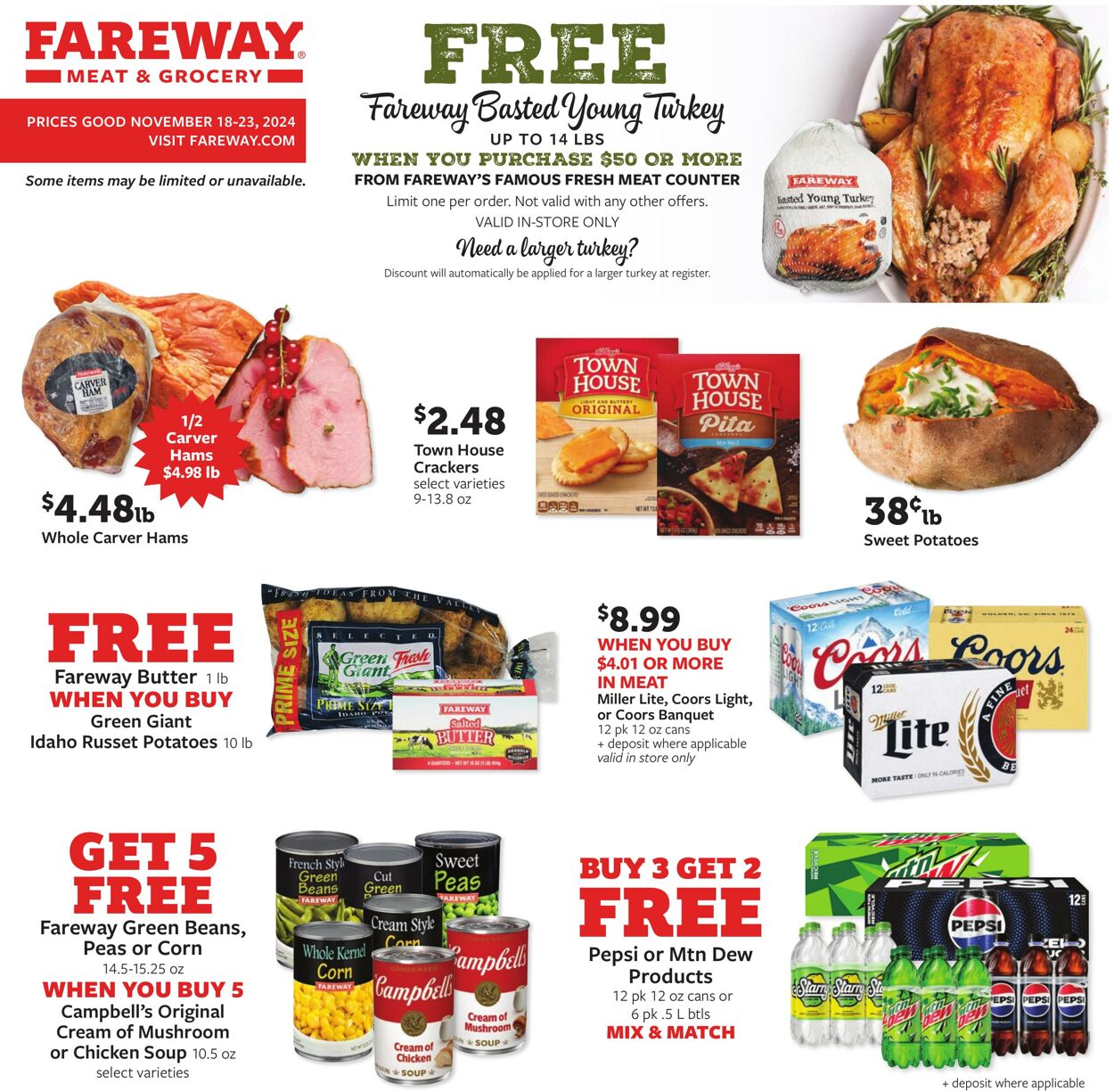 Weekly ad Fareway Stores 11/18/2024 - 11/23/2024