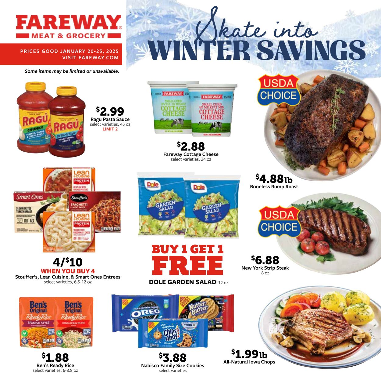 Weekly ad Fareway Stores 01/20/2025 - 01/25/2025