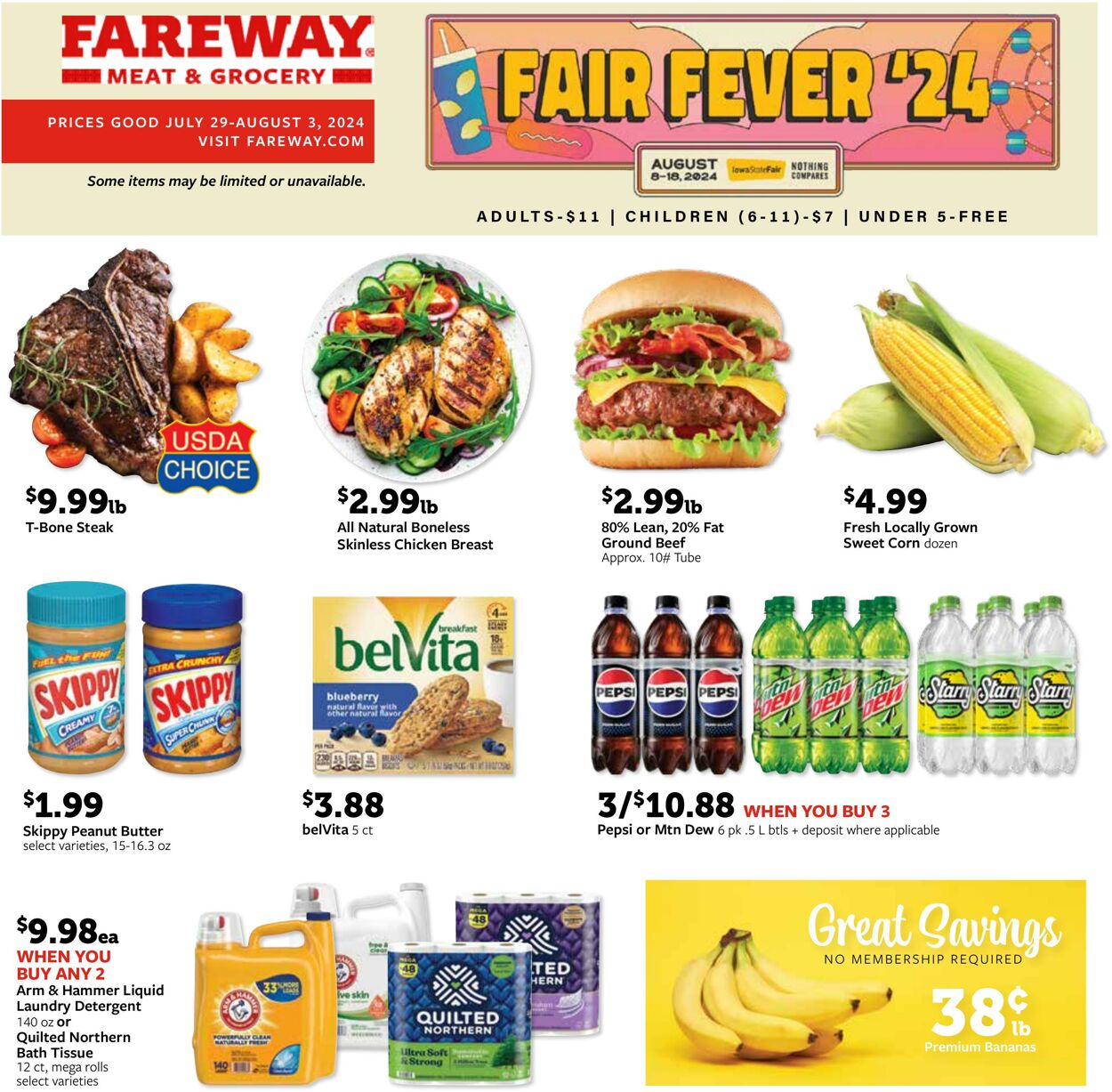 Weekly ad Fareway Stores 07/29/2024 - 08/03/2024