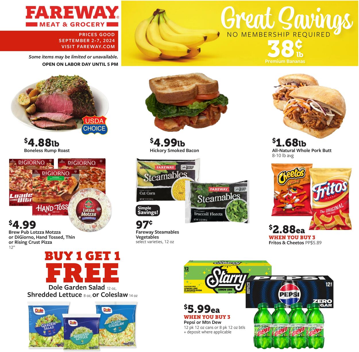 Weekly ad Fareway Stores 09/02/2024 - 09/07/2024